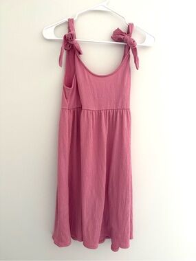wild fable Pink Tie-Shoulder Casual Sundress